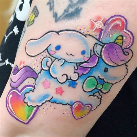 with my whole heart, thank you SO much if its okay with you, id love to offer to draw them for you. . Cinnamoroll tattoo